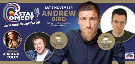 andrew bird, comedy club, comedian, coastal comedy